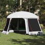 vidaXL Poolzelt mit Abnehmbarem Überzelt Netzwänden Grau 512x458cm 4100627_2