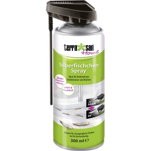 Terrasan Home Silberfische-Spray zur Bekämpfung von Silberfischen in Innenräumen.