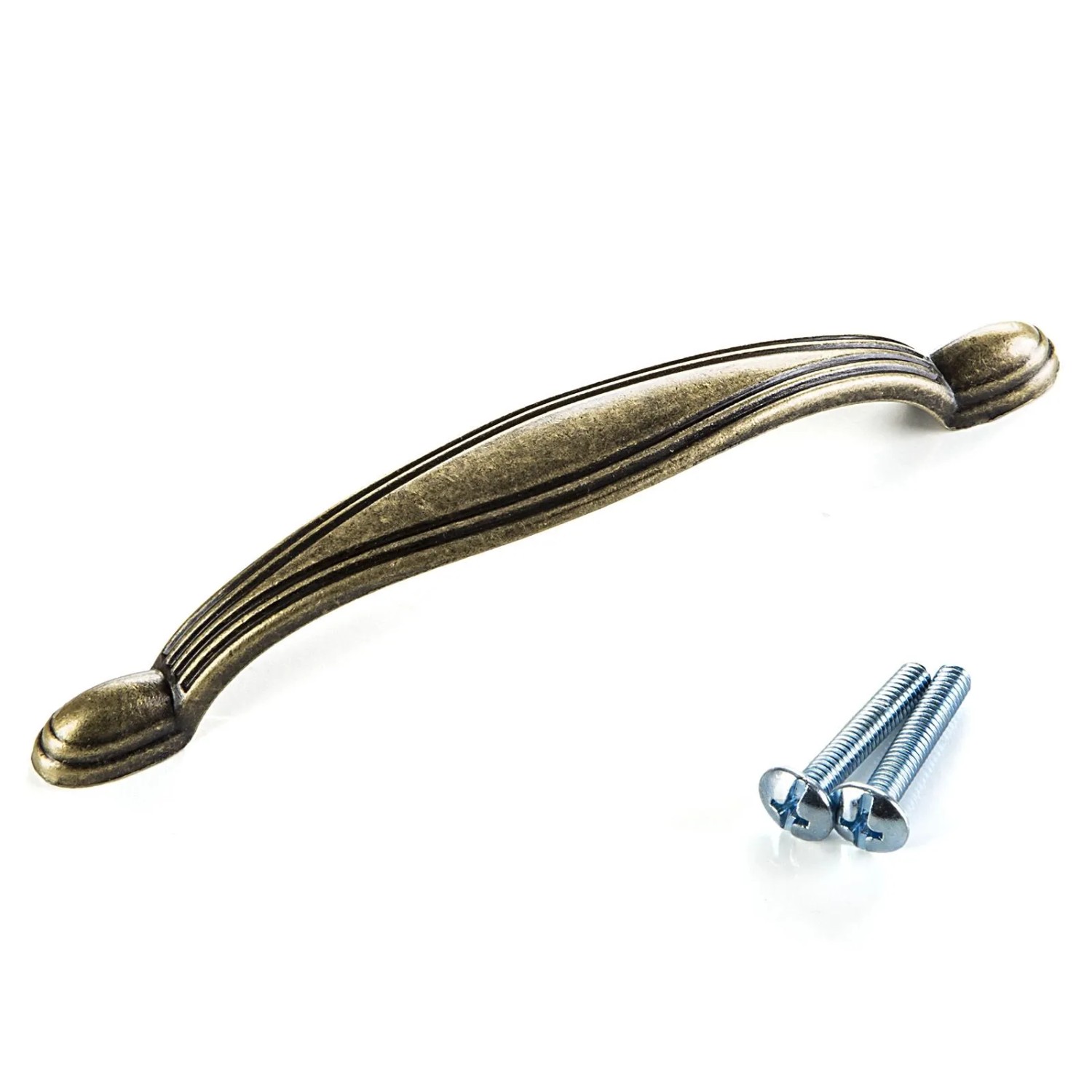 SOTECH Landhausgriff AN03 BA 96 mm Altmessingoptik