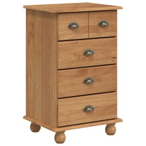 vidaXL Schubladenkommode mit Schubladen ASKIM Braun 45,8 x 40 x 79 cm 4105415
