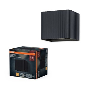 Osram Außenwandleuchte ENDURA Style Cube Dunkelgrau 10 W 3000 K IP65