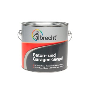 Albrecht Beton- und Garagen-Siegel, kieselgrau, seidenmatt, 2,5 l Dose.