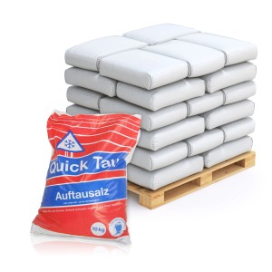 Höfer Chemie Streusalz, 52 Säcke à 10kg auf Palette, Winterstreumittel.