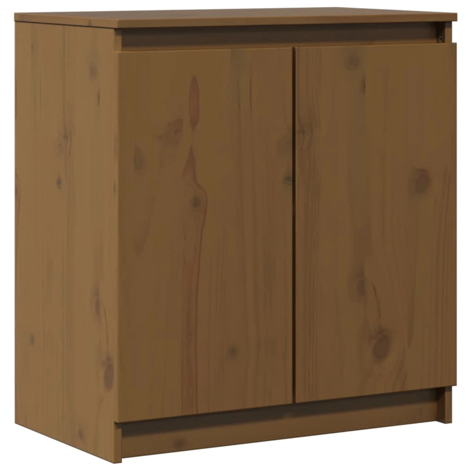 vidaXL Beistellschrank Honigbraun 60x36x65 cm Massivholz Kiefer 808101