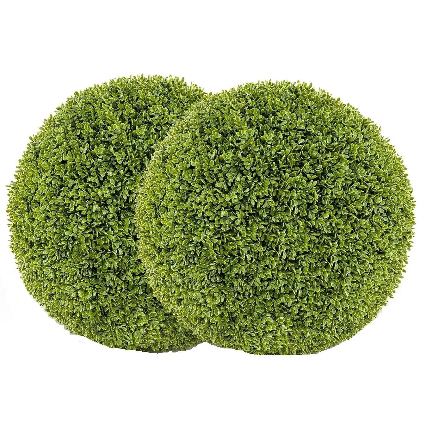 Costway 2er Buchsbaumkugel Kunstpflanze Kugelpflanzen Grün 50cm günstig online kaufen