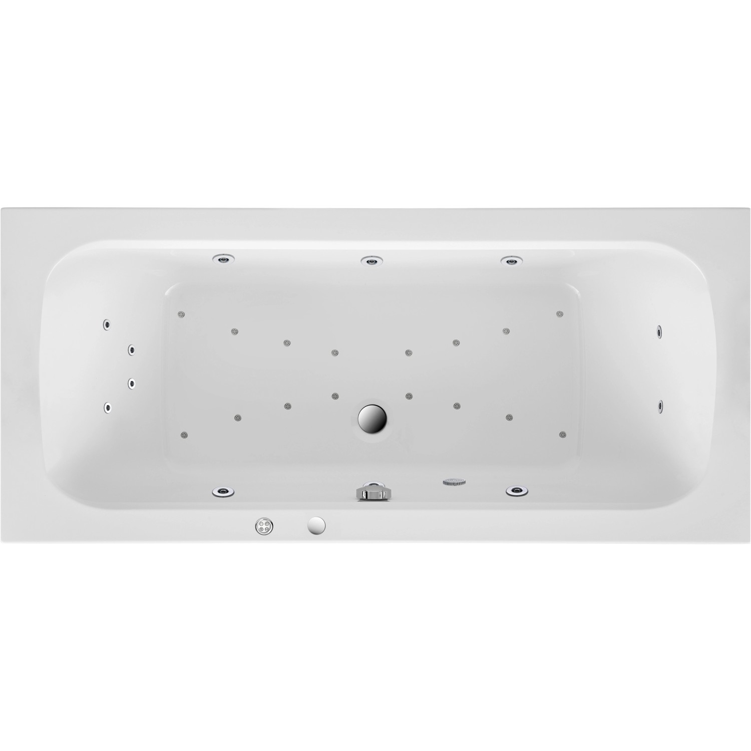 Ottofond Whirlpool Malta Premium 180 cm x 80 cm Weiß