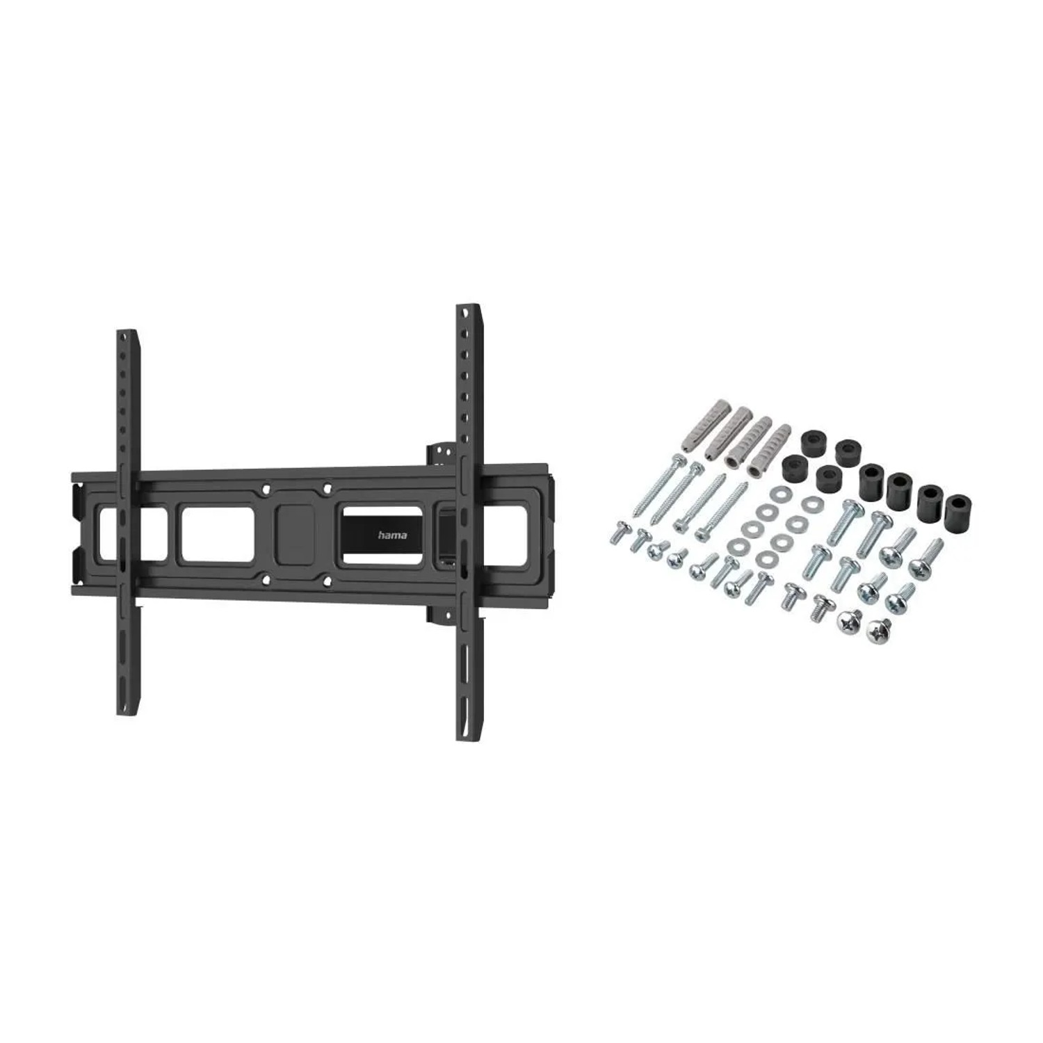 Hama TV-Wandhalterung, schwenkbar, neigbar, ausziehbar, mit Montagematerial für Flachbildschirme bis 191 cm (75 Zoll).