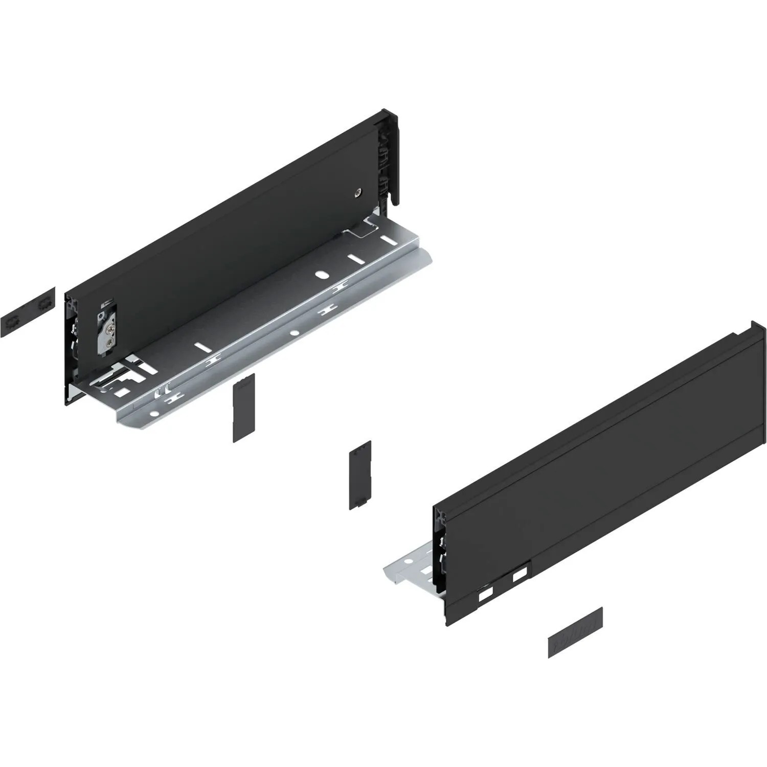 Blum Zarge Legrabox Pure Höhe M Nennlänge 300 mm Carbonschwarz Matt