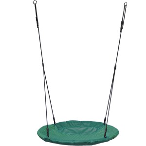 Grüne AXI Summer Nestschaukel zum Schaukeln im Garten oder auf der Terrasse.