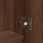 vidaXL Highboard Braun Eichen-Optik 29,5x34x119,5 cm Holzwerkstoff 861658_12