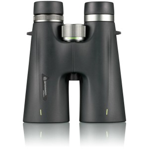 Schwarzes Bresser Primax 8x56 Fernglas für Beobachtungen in Natur und auf Reisen.