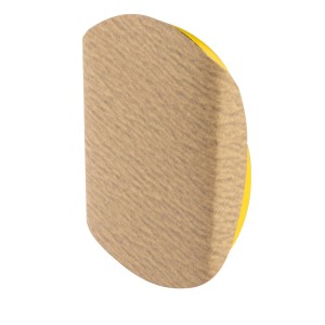 STAHLWERK Handschleifblock mit Klett-Schleifmittel, 85x125mm, für Lack, Holz & Metall.