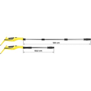 PROREGAL SMART Akku Fenstersauger mit Teleskopstange Inkl. Sprühflasche Mikrofaserwischer