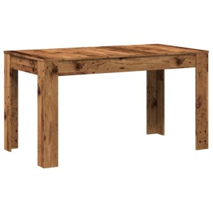 Rechteckiger vidaXL Esstisch in Altholz-Optik aus Holzwerkstoff, 140x74,5x76 cm. Ideal für Esszimmer.