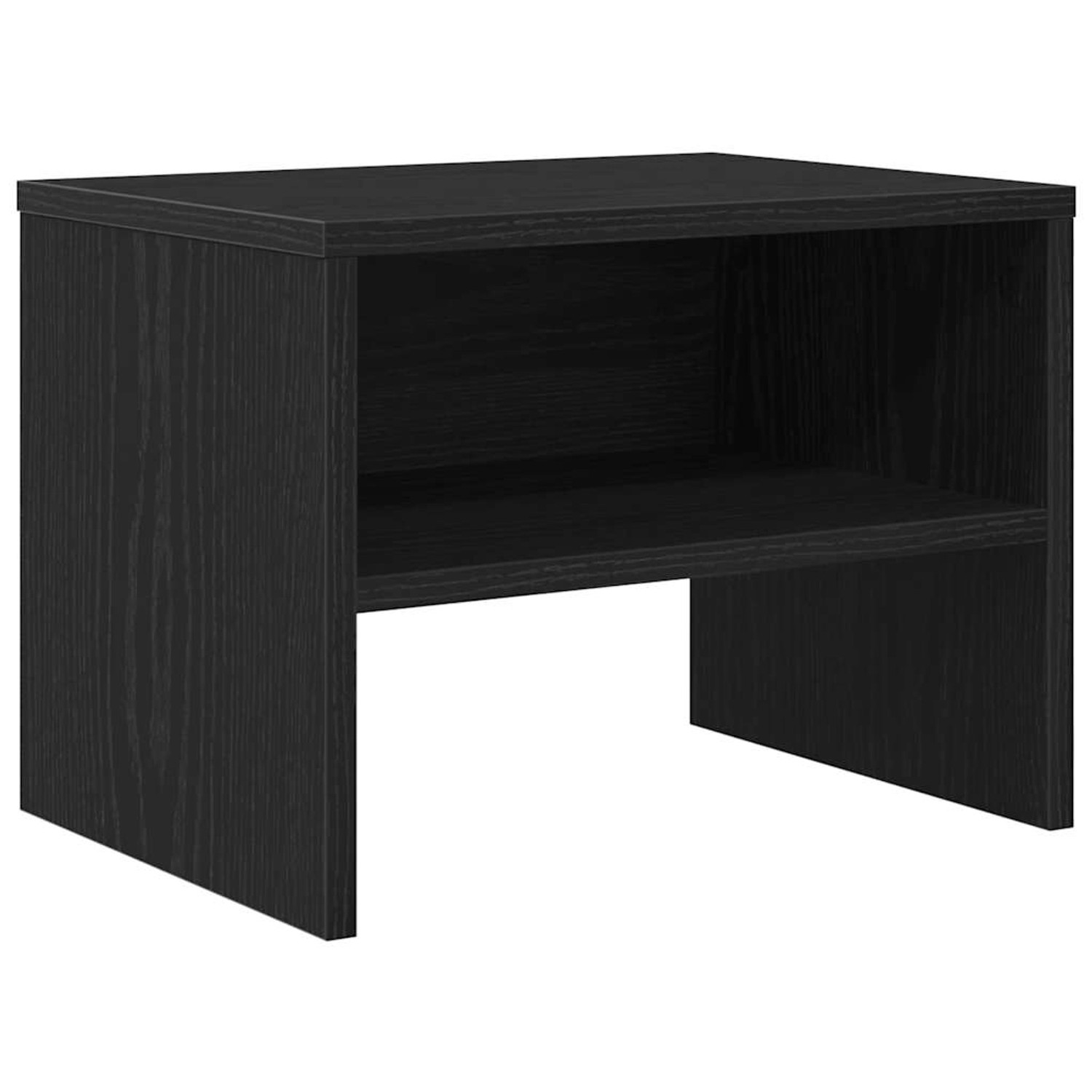 vidaXL Nachttisch Schwarz Eichen-Optik 40 x 40 x 30 cm Holzwerkstoff 875007 günstig online kaufen