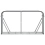 vidaXL Kaminholzunterstand, anthrazitfarben, aus verzinktem Stahl, 180x45x100 cm.