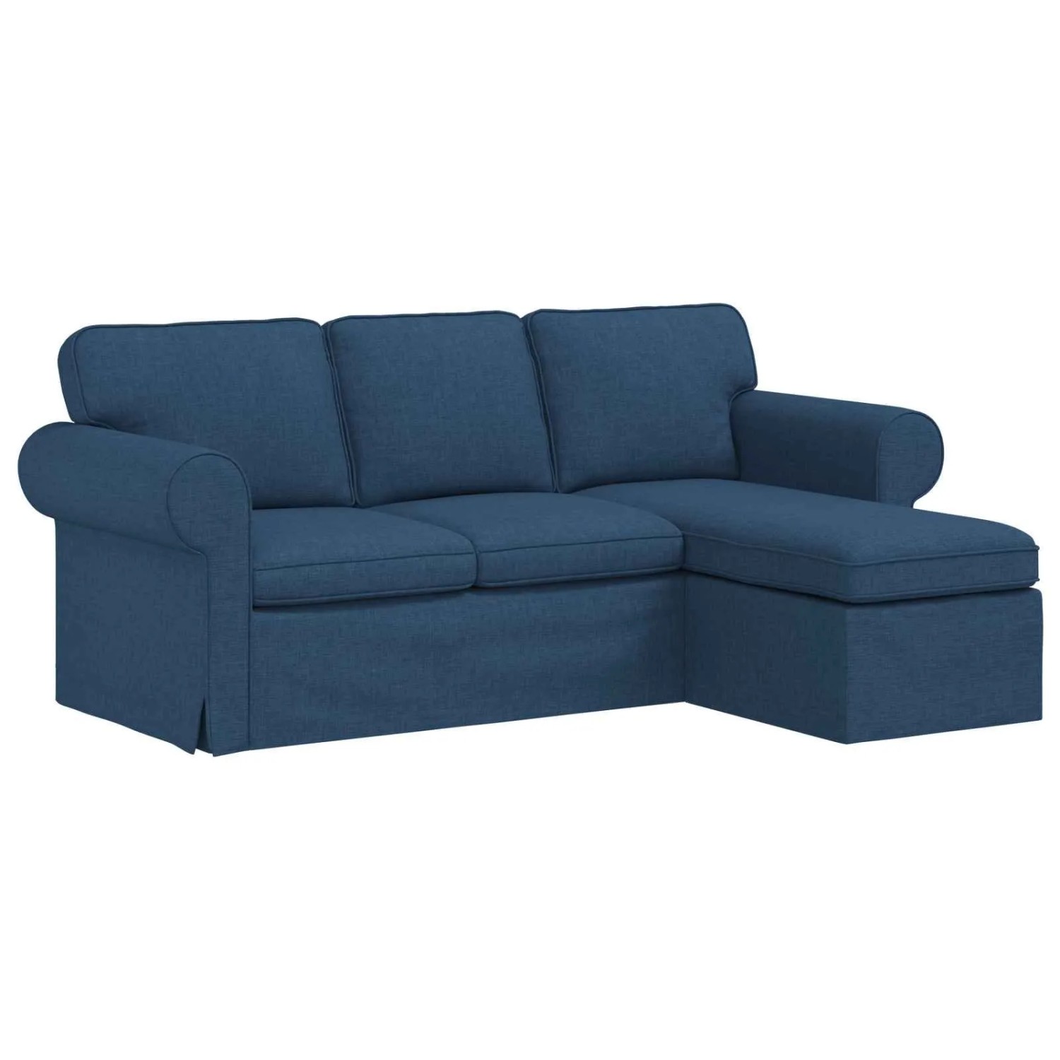 vidaXL Sofa Blau 215 x 138 x 80 cm Stoff 42024333