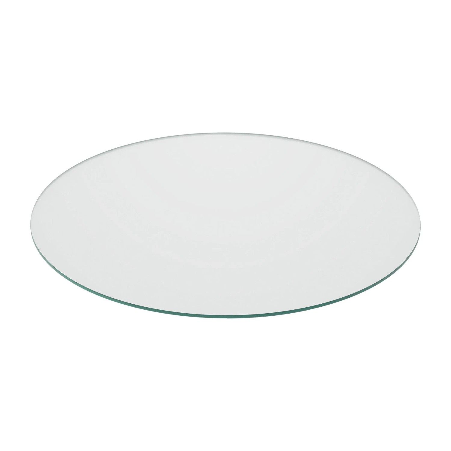 Relaxdays Glasplatte ESG Transparent 8 mm Stärke 80 cm Durchmesser