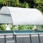 Intex Sonnenschutz Abdeckung, grau, mit UPF 50+ für Frame Pools.