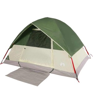 vidaXL Kuppel-Campingzelt 4 Personen Grün Wasserdicht 94699