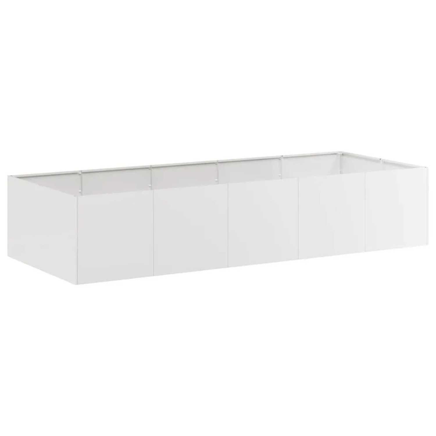 vidaXL Pflanzkübel 200x80x40 cm Edelstahl 860756