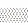 Ausgezogenes, schwarzes MCW Absperrgitter B34, flexibel von 36 bis 300 cm breit.