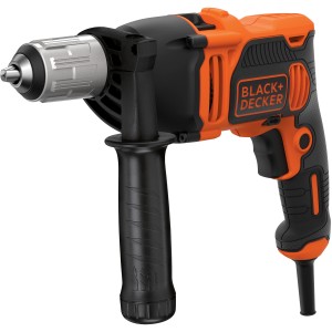 Black+Decker Schlagbohrmaschine BEH850K (850 W) mit Koffer und Tiefenanschlag.