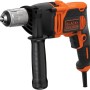 Black+Decker Schlagbohrmaschine BEH850K (850 W) mit Koffer und Tiefenanschlag.
