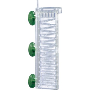 CO2 Maxi-Flipper Zugabegerät für CO2-Anlagen, transparent mit Saugnäpfen.