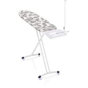 Leifheit Bügeltisch AirSteam Premium L mit Ablage für Dampfstation und Bügeleisen, höhenverstellbar.