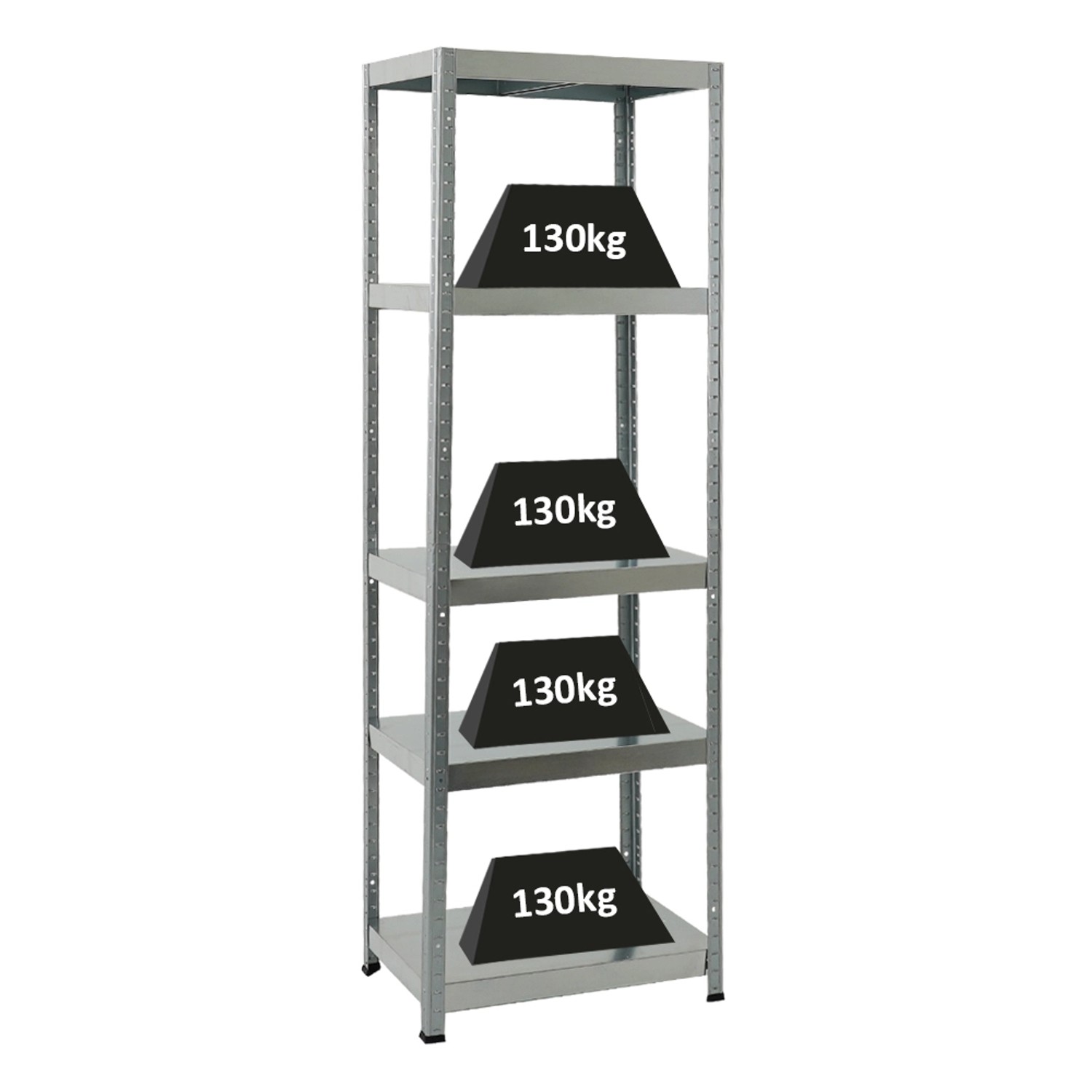 PROREGAL Schwerlastregal Steel Eagle HxBxT 180 x 60 x 40 cm Fachlast 130 kg günstig online kaufen