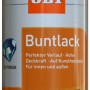 OBI Buntlack Spray RAL 9017 Verkehrsschwarz hochglänzend, 400ml Dose.