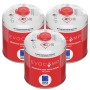 3er-Set Evocamp Gaskartuschen, 450g Propan/Butan Schraubkartusche mit Sicherheitsverschluss für Campingkocher.