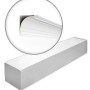 NOEL & MARQUET NMC Z40-Box ARSTYL Eckleisten Set, 7 weiße Stuckleisten (14 m) für Paneele.