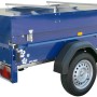 Stema Anhänger Blue Man 750, ungebremst mit Deckel, ideal für PKW-Urlaub.