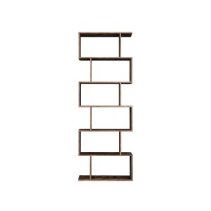 Vasagle Bücherregal mit 6 Ebenen in Vintagebraun, modernes Design für Wohnzimmer und Büro.