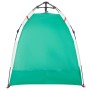 Seegrünes vidaXL Strandzelt für 2 Personen, wasserdicht und mit Quick-Release-System.