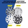 Michelin Radzierblenden MX-FS: Verschiedene Designs und Farben für die Autoreparatur.