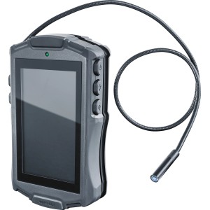 LUX Endoskopkamera mit flexiblem Schlauch und LCD-Bildschirm für schwer zugängliche Stellen.