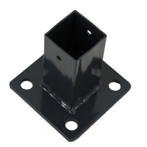 Galaflor Bodenplatte für Zaunpfosten 40x40mm Anthrazit