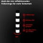 Schwarzer Absperrpfosten Ecoline, 100cm, mit Reflexstreifen und Befestigung.