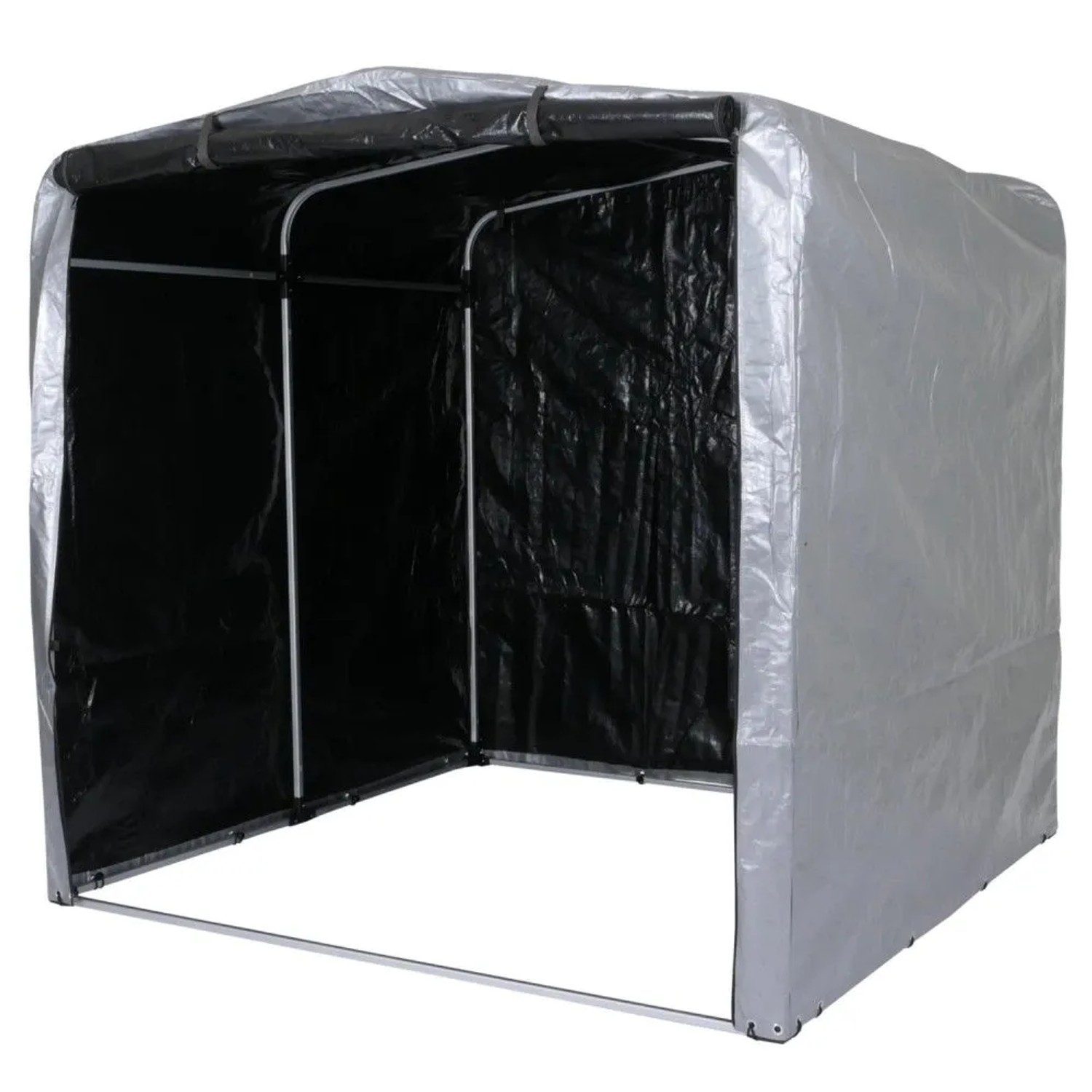 MCW Fahrradgarage N61 201x201x201cm Silber