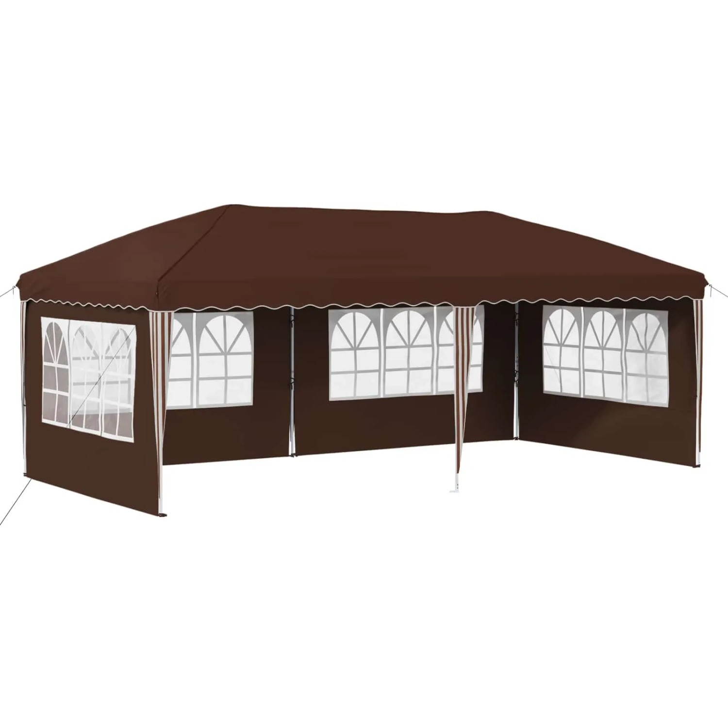 vidaXL Pop-Up Partyzelt 575 x 289 x 245 cm Braun 42019797