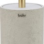 baliv WC-Bürstenhalter Cosy Cave, Betonoptik grau-gold, freistehend.
