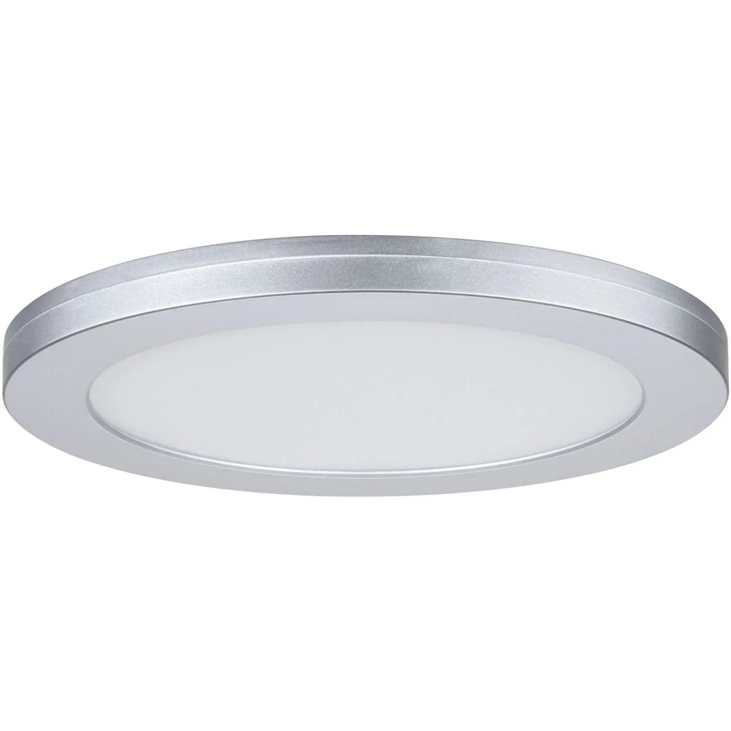 Rundes Paulmann LED-Einbaupanel 2in1 Cover-it Chrom, Einbaustrahler mit neutralweißem Licht.