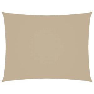 vidaXL Sonnensegel Oxford-Gewebe Rechteckig 2,5x4 m Beige 135152