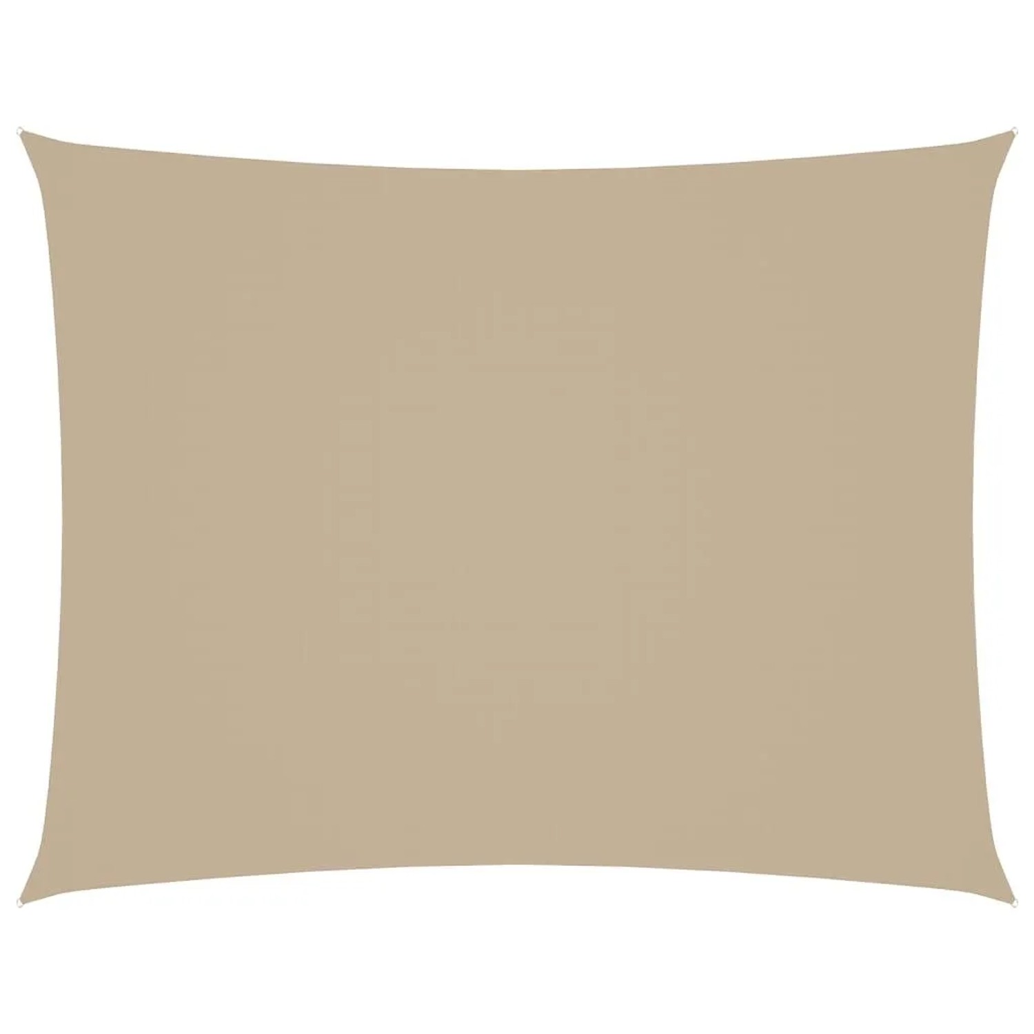 vidaXL Sonnensegel Oxford-Gewebe Rechteckig 2,5x4 m Beige 135152