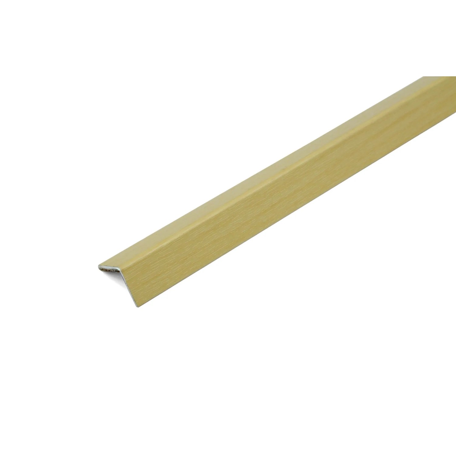 Dalsys Treppenprofil Selbstklebend 100cm Alu Furnier Ahorn Kantenschutz