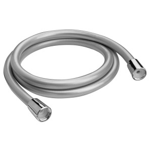 aquaSu Brauseschlauch Liana, 2 m, Satin, flexibler Duschschlauch aus Kunststoff