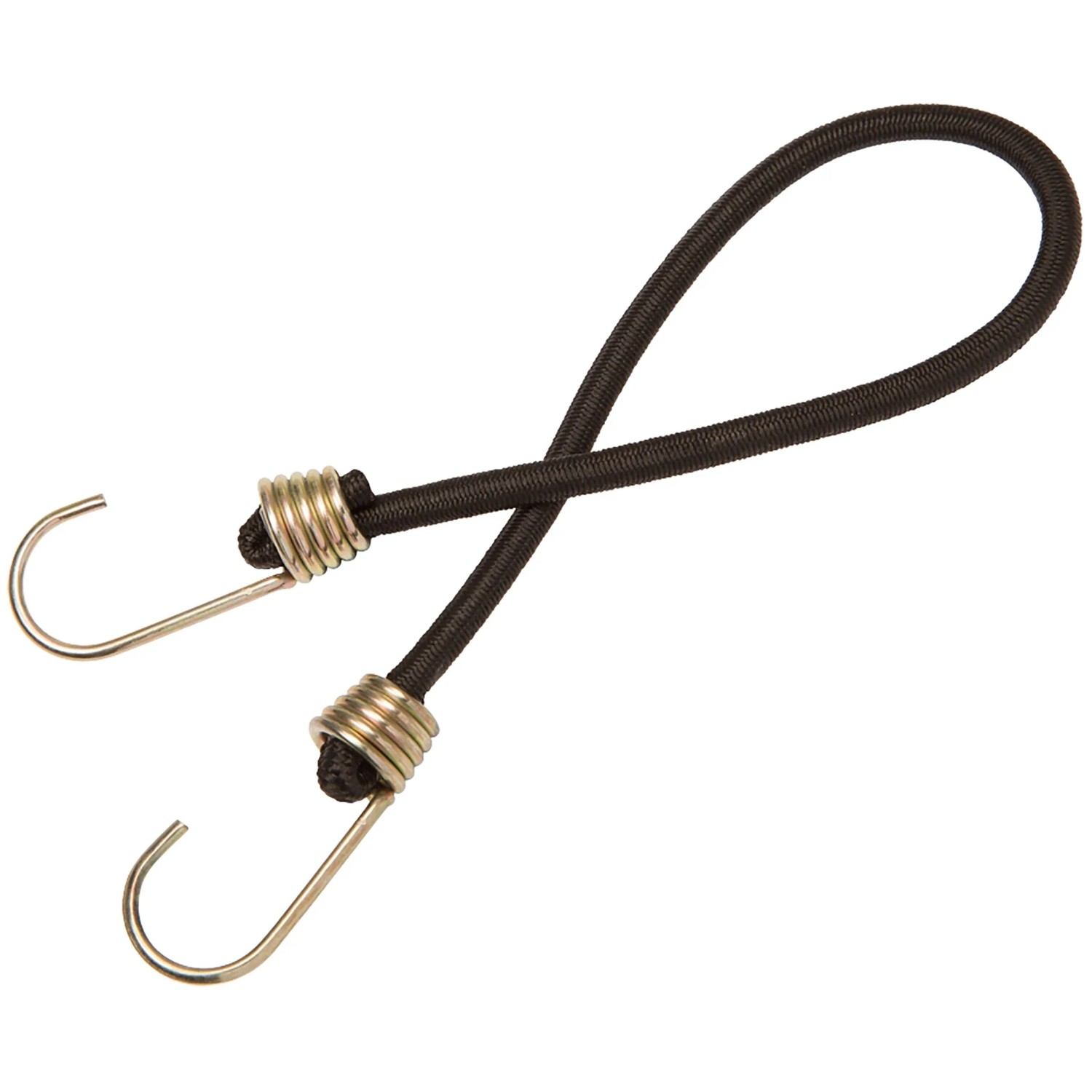 Conacord Spannseil Gummi 2 Stahlhaken Ø 4 mm Länge 25 cm Schwarz